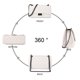 thumbnail image 4 of Bolso bandolera Gladdon Quilted White IV para mujer, 4 of 4