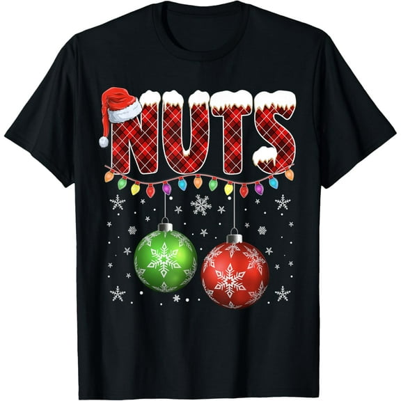 Chestnuts Matching Family Funny Chest Nuts Christmas Couples T-Shirt