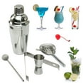 thumbnail image 6 of TekDeals 5 PCs Stainless Steel Cocktail Shaker Mixer Drink Bartender Martini Tools Bar Set Kit 550 ml, 6 of 6