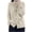 Beige, variant on Sweater for Women Button Down Cardigan Crew Neck Long Sleeve with Pockets Loose Fit Sweater