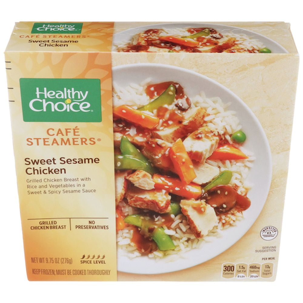 Healthy Choice Cafe Steamers Sweet Sesame Chicken, 9.75 Ounce -- 8 per Case.