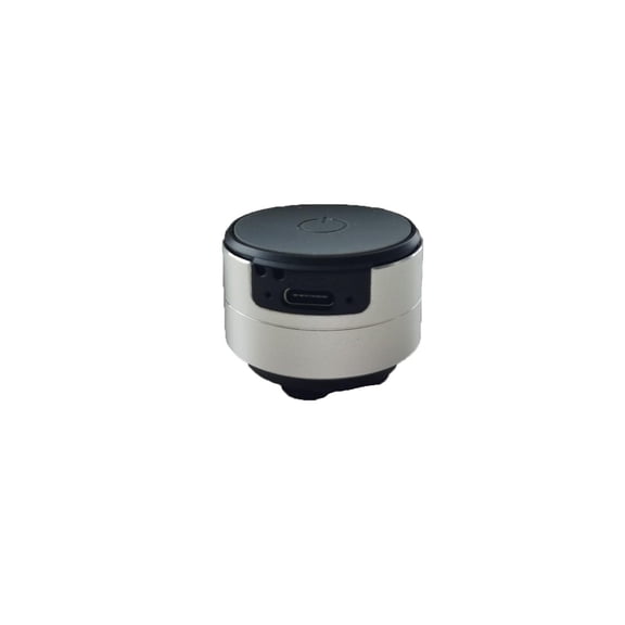 Bone Conduction Bluetooth Speaker Portable Metal Wireless Speaker Resonance Bass Subwoofer for Home Car Outdoor Travel Silver Single Pack