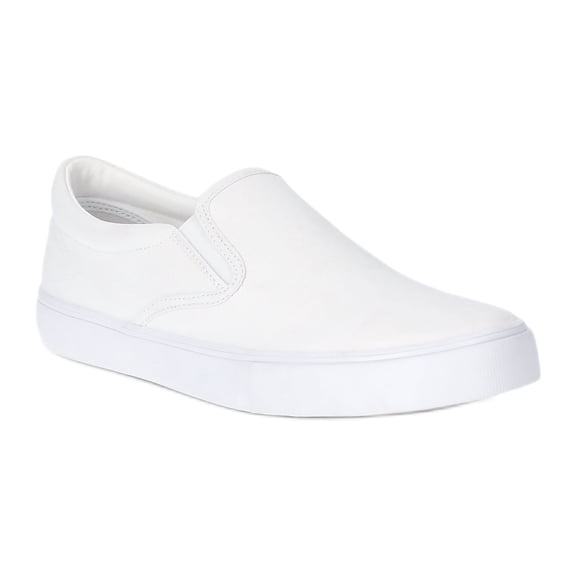 No Boundaries Twin Gore Canvas Slip On Sneakers, Wide Width Available, Women's