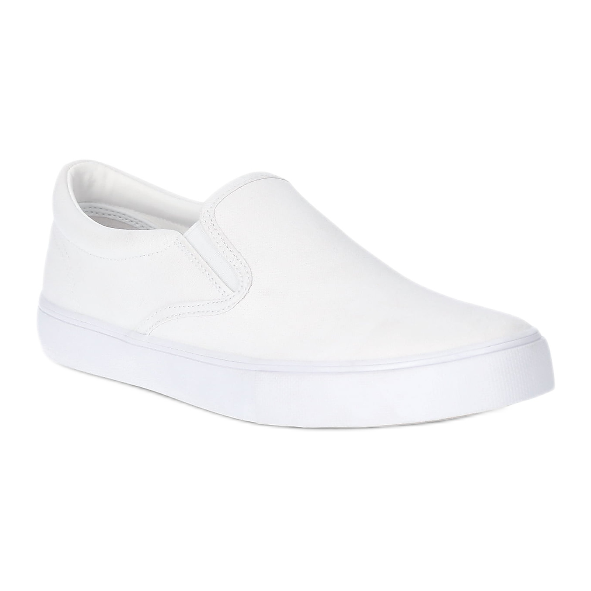 No Boundaries Women's Twin Gore Canvas Slip-On Sneaker