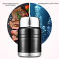 thumbnail image 1 of stanreset 500ML Stainless Steel Bento Box Food Container Portable with Tableware Braised Beaker Black, 1 of 6
