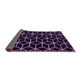 thumbnail image 2 of Ahgly Company Indoor Square Abstract Purple Modern Area Rugs, 4' Square, 2 of 4