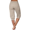 thumbnail image 5 of Capri Pants For Women,Comfy Shorts Shorts For Women Plus Size Gym Shorts Knee Length Shorts Ladies Bermuda Shorts Knee Length Workout Sweatpants High Waist Shorts Muslin Shorts Women, 5 of 7