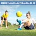 thumbnail image 3 of SPOKKI Men’s Grip Socks, 4 Pairs Anti slip Soccer Socks, Grip Basketball Yoga Football Socks, 3 of 7