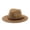 Khaki 2, variant on Bohemia Wide Hat Panama Adjustable Straw Hats for Holiday Beige Beige 2