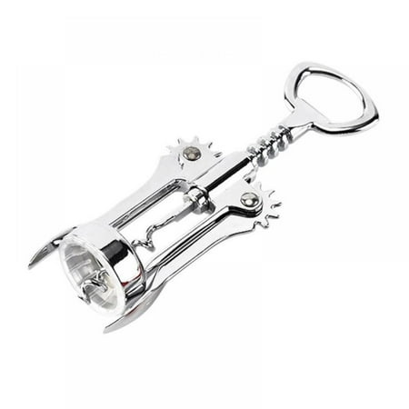 

Premium Stainless Steel Wine Professional and Portable Bottle Opener All-in-One Winged Corkscrew Silver