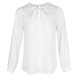 thumbnail image 5 of Camisa de gasa de retazos de encaje de manga larga azul / blanca Blusa informal de corte holgado para mujer SG Soledad Camisa de gasa, 5 of 10