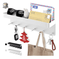 thumbnail image 1 of Portallaves De Pared Perchero Organizador Repisa Decoración Xtellar blanco, 1 of 4