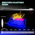 thumbnail image 4 of Y YUNHSOM Open Neon Signs, Yes We are Open Neon Light Bright led Sign Hanging Window Wall Decor,USB Powered for Business,Coffee, Shop, Bar, Bakery,Hotel Store, 4 of 8
