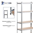 thumbnail image 5 of Estante Anaquel Organizador Rack Metálico Repisas 90x180 Cm, 5 of 5
