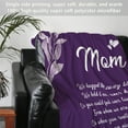 thumbnail image 4 of Gifts for Mom, Mom Blanket with Letter Prints, Birthday Gifts for Mom from Daughter Son, Mom Gifts on Mothers Day Christmas, Soft Throw Blanket 50" x 60", 4 of 7