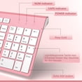 thumbnail image 3 of Combo de teclado y ratón JOYACCESS Ergonomic Wireless Rosa, 3 of 7