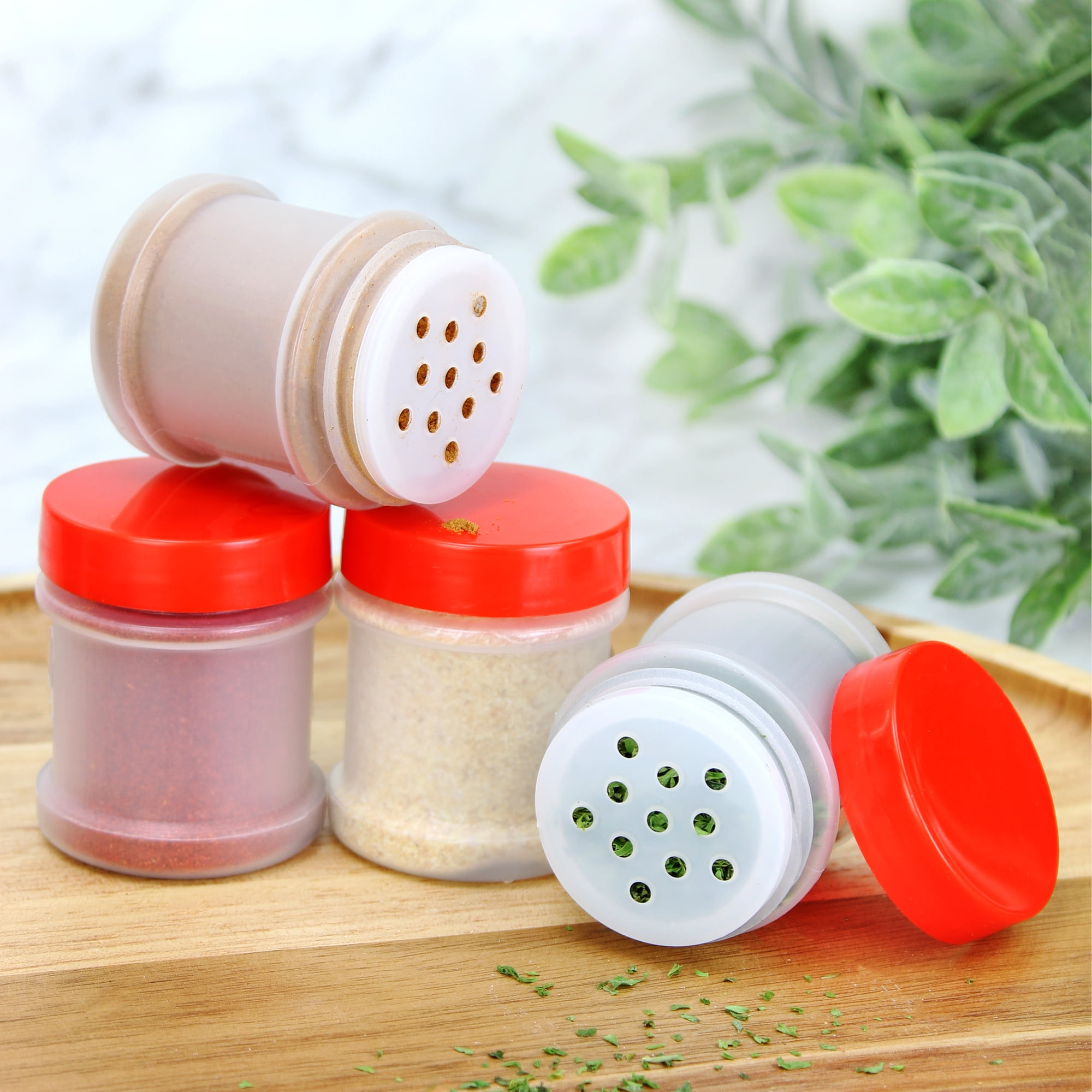  Glass Condiment Spice Jars,12oz/350 ml Condiment Jar Spice  Container with Lids and Spoons and Tray,Clear Glass Condiment  Canisters,3Pack Seasoning Box Bowl Set for Sugar Pepper,for Kitchen,Counter  : Everything Else