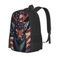 thumbnail image 1 of Fotbe Modern USA Deer Head Mochila para Hombre y Mujer - Tela Oxford 600D Resistente - Mochila Impermeable de Gran Capacidad para Escuela, Viajes y Senderismo, 1 of 6