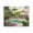 Tropical Poolside Lounge Chairs, variant on Stupell Industries Tropical Moored Boat on Path Black Framed Giclee Art, 14 x 11, by Sisi and Seb
