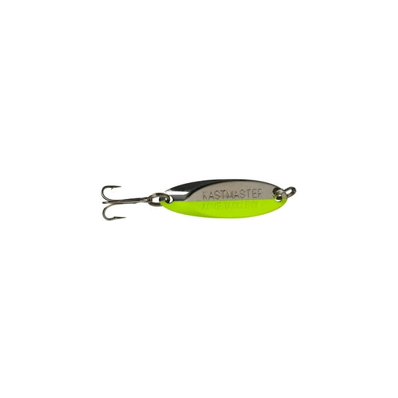 Acme Kastmaster Lure, Chrome Chartreuse Stripe, 1-Ounce