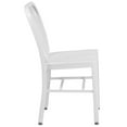 thumbnail image 3 of White Metal Indoor-Outdoor Chair, 3 of 9
