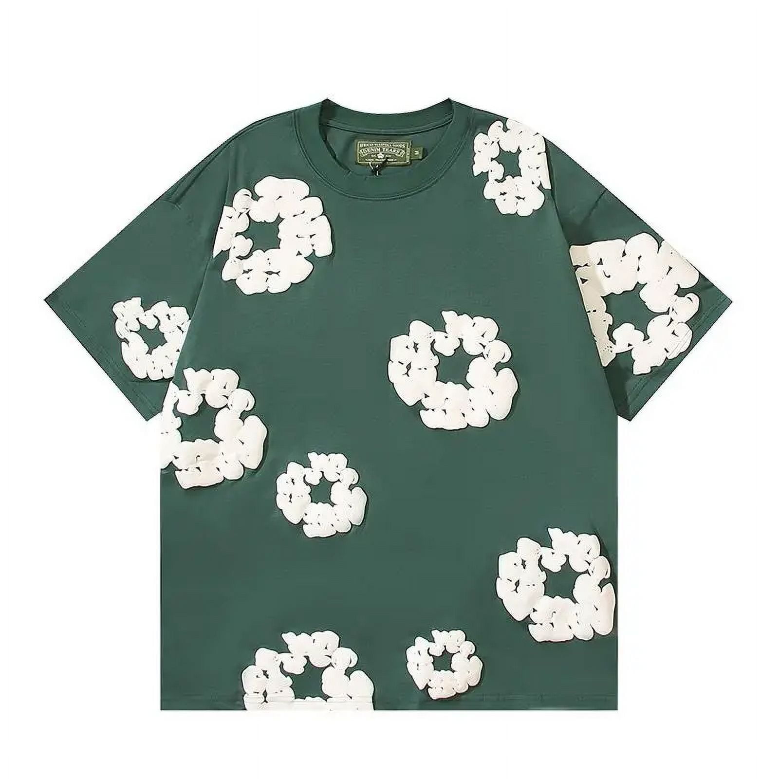 DENIM TEARS New Fashion Men's Women's Same Kapok Foam Printing