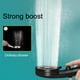 thumbnail image 4 of Cabezal de ducha turbo de alta presión con 5 modos de rociado | Boquilla de ducha de mano con botón de parada de agua | Para baja presión de agua y uso familiar | Paquete de 1, 4 of 6