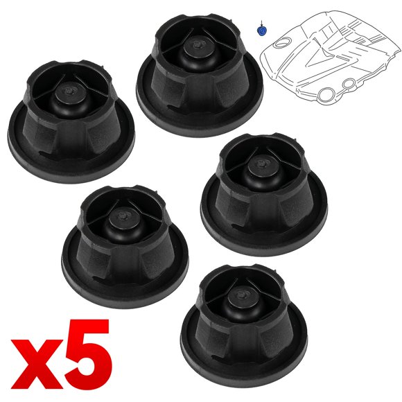 5pcs Engine Cover Gommets Rubber For Mercedes Benz S204 W212 X164 X204 W251 V251 W221 Viano Vito W639 Sprinter 906 2006 - 2020