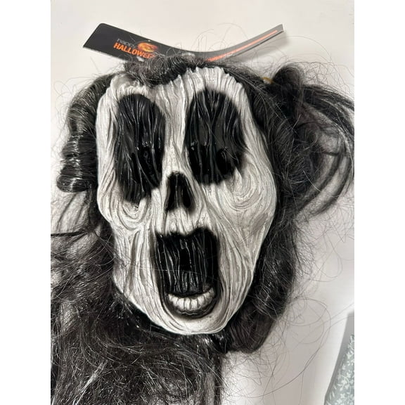 Halloween Scream Long Hair Mask Costume cosplay party