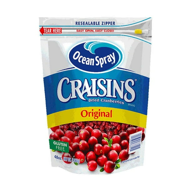 Ocean Spray® Craisins® Brand Original Dried Cranberries 48 oz. Bag