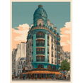thumbnail image 1 of Qisvanset London Skyline Art Canvas Print 12x16 Inch Dining Room Decor, 1 of 8