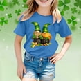 thumbnail image 2 of TZEWGL Tops For Child Short Sleeve Round Neck Cartoon Prints Trendy Fans Present Clothing For Newborns size 1-2T, 2 of 4