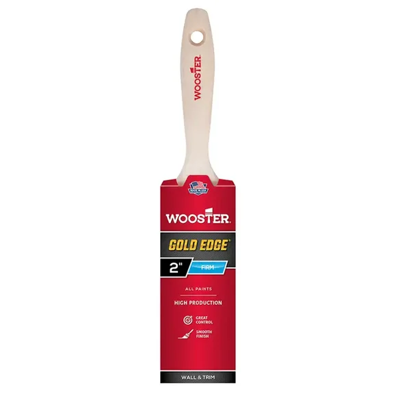 Wooster Genuine 2" Gold Edge Flat Paintbrush - 5232-2