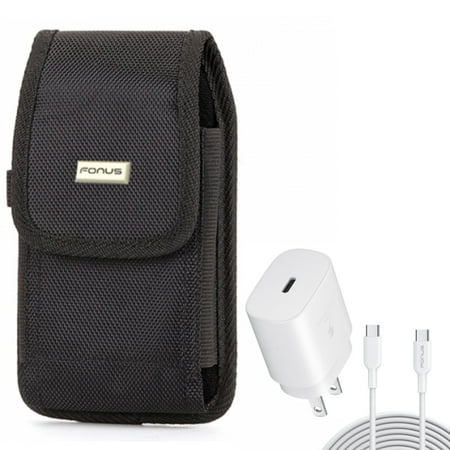 25W Fast Home Charger w Case Belt Clip for Samsung Galaxy S22 Ultra S21 S21 Ultra S21 Plus Ultra S20 Plus S20 Fan Edition Fan FE 5G - PD Type-C 10ft USB-C Cable   Swivel Holster Rugged price history on PriceWatchPro