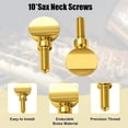 thumbnail image 4 of 10PCS Sax Neck Screw for Saxophone Joints Thread Diameter 4mm, Brass Instrument Screw Replacement Tightening Attach Sax Screw for Soprano Alto Tenor, 4 of 4