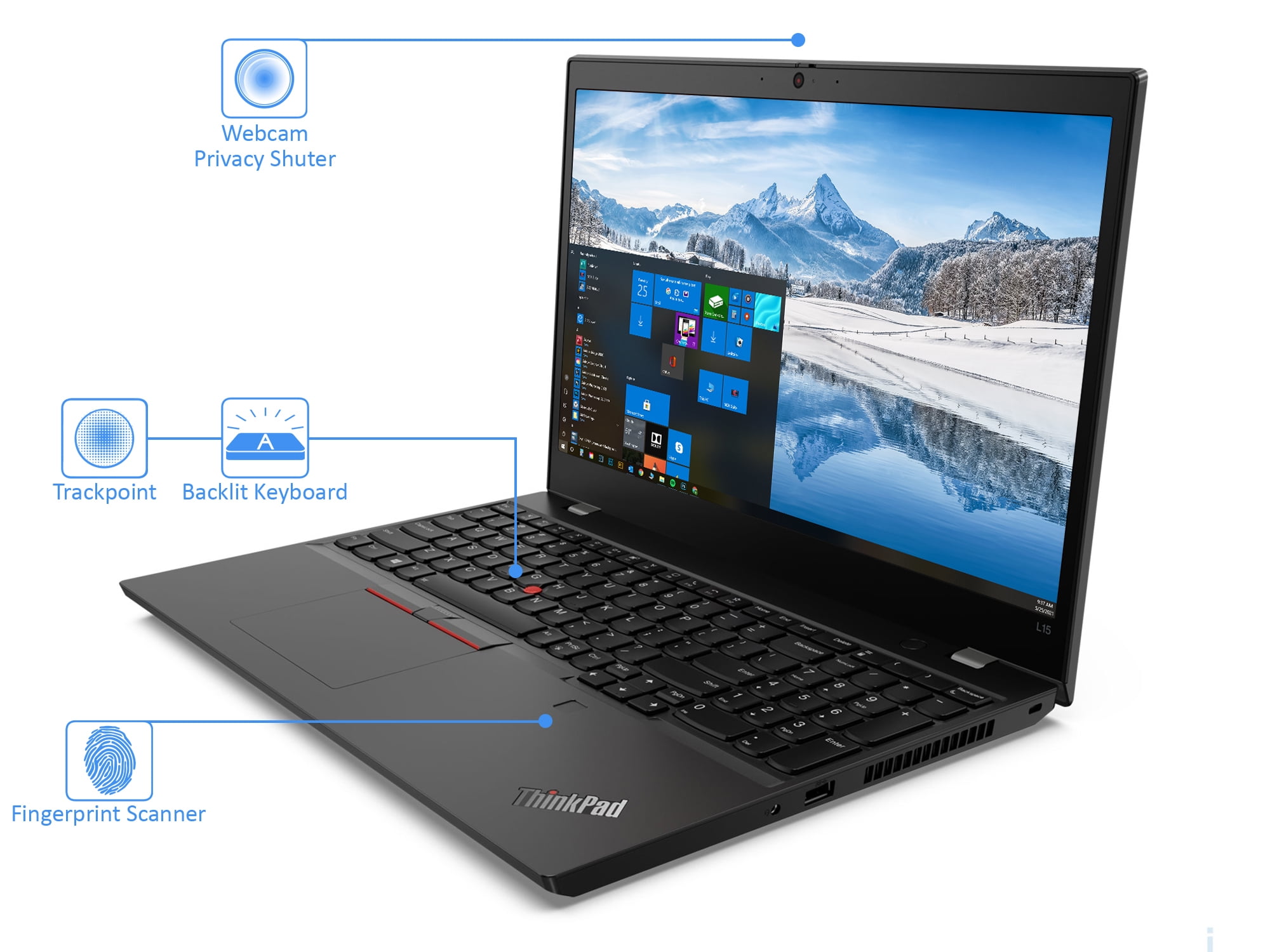 Lenovo ThinkPad L15 Gen 2 Laptop, 15.6 Lenovo ThinkPad L15 Gen 2 Laptop, 15.6
