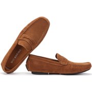 Mio Marino Threaded Band Suede Loafers for Men