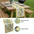 thumbnail image 5 of Yellow Lemon Table Runner - 108 Inch Long, Kitchen Dining Table Runner Dresser Scarves, Summer Botanical Plaid Elegant Pastoral Farmhouse Decor for Coffee Tables Wedding Party Banquet, 5 of 8