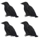 thumbnail image 4 of Decoración de cuervos de Halloween, 4 piezas de decoración de cuervos de Halloween, decoración de cuervos con plumas negras, accesorios de fotografía de cuervos, tecnología innovadora, 4 of 12