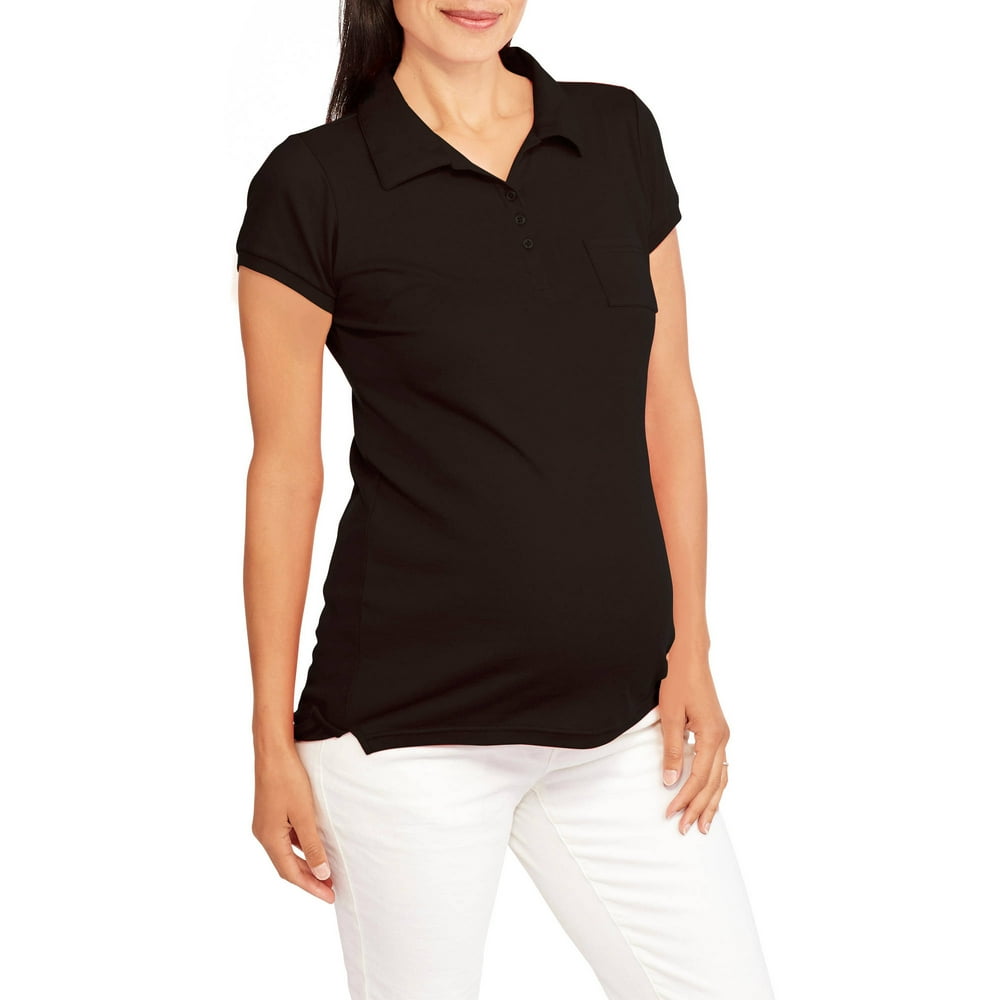 Inspire Maternity Short Sleeve Polo