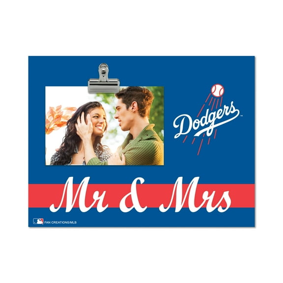 Los Angeles Dodgers 8" x 10.5" Briteline Mr & Mrs Clip Frame