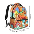 thumbnail image 2 of Lsque Scooby-Doo Pattern Casual Backpack for School, Work, Travel – Adjustable Straps, Multiple Compartments – Ergonomic Design, Fits Laptops and Tablets, 2 of 7