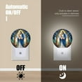 thumbnail image 3 of Round LED Night Lights Lamp with Dusk to Dawn Sensor, Mary Holding The Baby Jesus In Arms Night Light Plug Into Wall for Kids Room, Bedroom, Bathroom, Kitchen, Hallway, 3 of 4