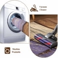 thumbnail image 4 of Farmhouse Purple Brown Kitchen Runner Rug 2x6 Washable Runners for Hallway Non Slip Vintage Wooden Striped Large Area Rug Indoor Floor Carpet for Bathroom Laundry Entryway Bedroom Living Room, 4 of 8