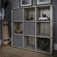 thumbnail image 2 of Little Seeds Nova 9 Cube Storage Bookcase - Grey Oak, 2 of 9