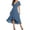 #65Blue, variant on Summer Dresses for Women 2026, Chiffon V-Neck Ruffle Sleeve High Low Dress, Flowy A-Line Formal Sundress Light pink S