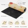 thumbnail image 5 of Hallway Runner Rug 2'x6', Maple Leaves Fall Kitchen Runner Rugs Non-Slip Carpet Mats, Thanksgiving Rustic Retro Botanical Bedside Rugs Runners Washable Floor Carpet for Bathroom Laundry Room, 5 of 7