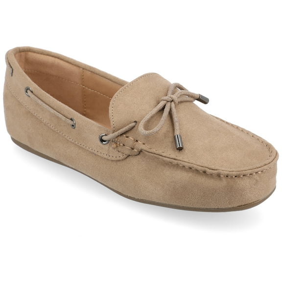 Journee Womens Thatch Comfort Insole Slip On Round Toe Loafer