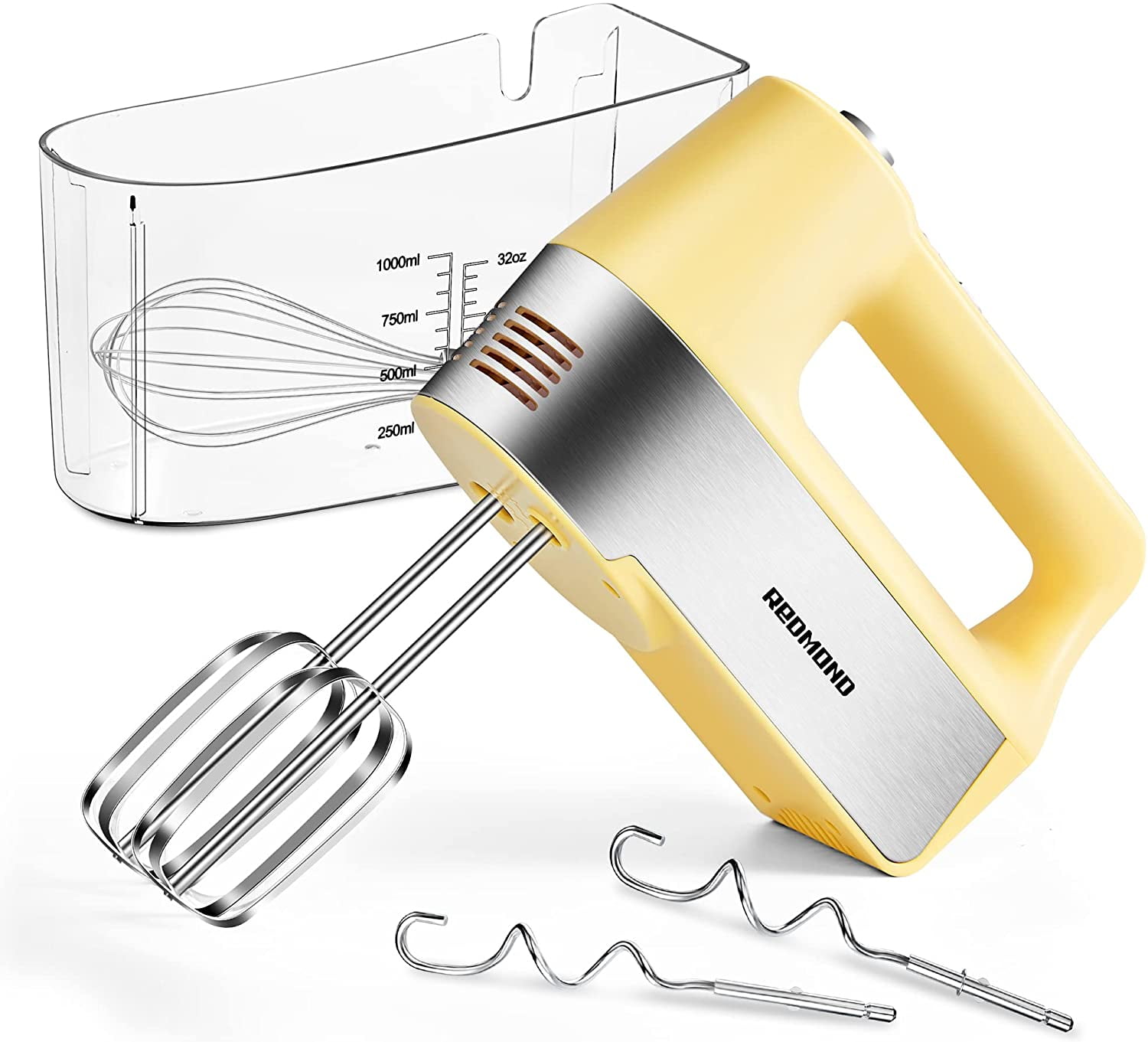 KENOME Hand Mixer Electric with Beater and Dough Hooks and Storage Case 