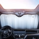thumbnail image 1 of Front Windshield Sun Shade Accordion Folding Double Sided Auto Sunshade For Medium And Small Car 51 X 23 Inch, 1 of 9